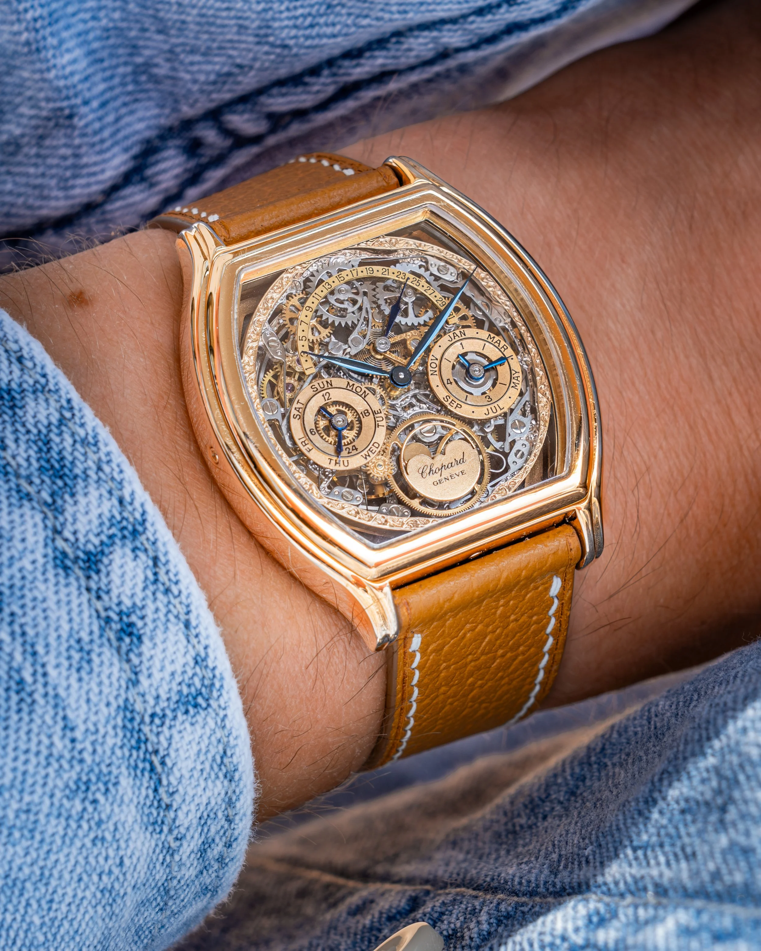 1990’s+Chopard+Luna+D’oro+